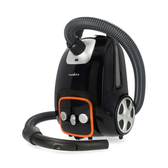 Nedis VCBG250GY Gulvstøvsuger med posen, 700 W, 3 L, HEPA 13, Oransje