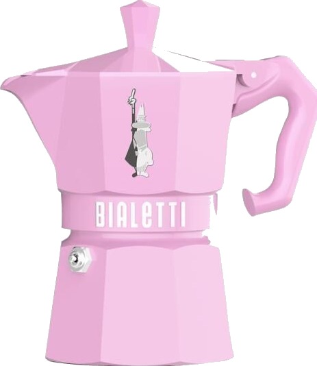 Bialetti Exclusive moka express 3 kopper 13 cl rosa Bialetti Exclusive moka express 3 kopper 13 cl rosa
