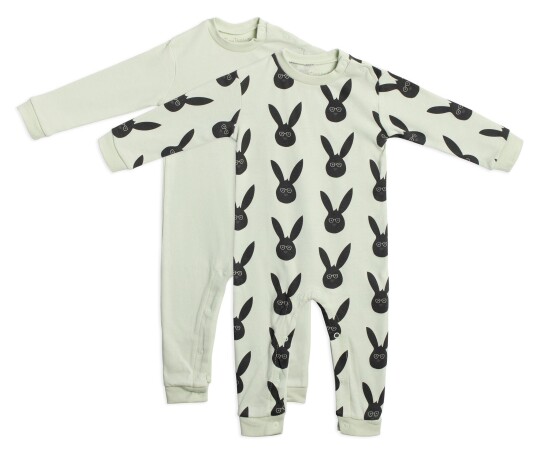 Tiny Treasure Maxime Jumpsuit 2-pack Almost Aqua 56 Tiny Treasure Maxime Jumpsuit 2-pack Almost Aqua 56