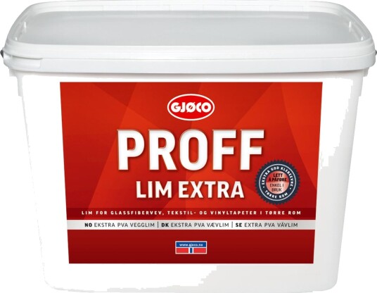 Gjøco Proff Vegglim Extra 5l