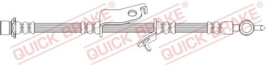 Bremseslange QUICK BRAKE 50.729 Bremseslange QUICK BRAKE 50.729