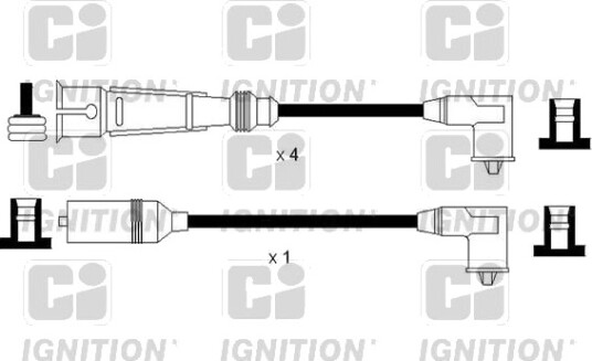 Tennplugg kabelsett QUINTON HAZELL XC1160