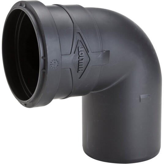 Huliot Ultra Silent Bend M/muffe 87,5° Ø75