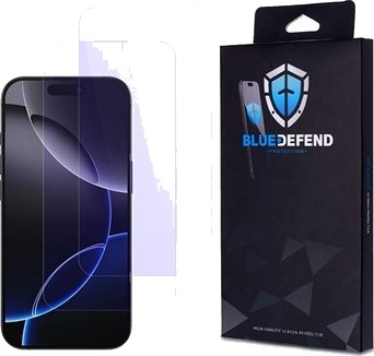 BlueDefend Anti-Blue Light Skjermbeskyttere Beskyttelsesglass iPhone 16 Pro 2 stk. BlueDefend Anti-Blue Light Skjermbeskyttere Beskyttelsesglass iPhone 16 Pro 2 stk.