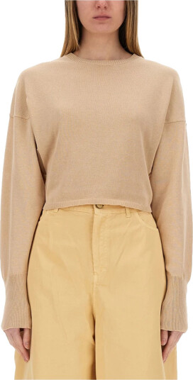 Alysi Dame Strikkevarer Beige M, Alysi Dame Strikkevarer Beige M,