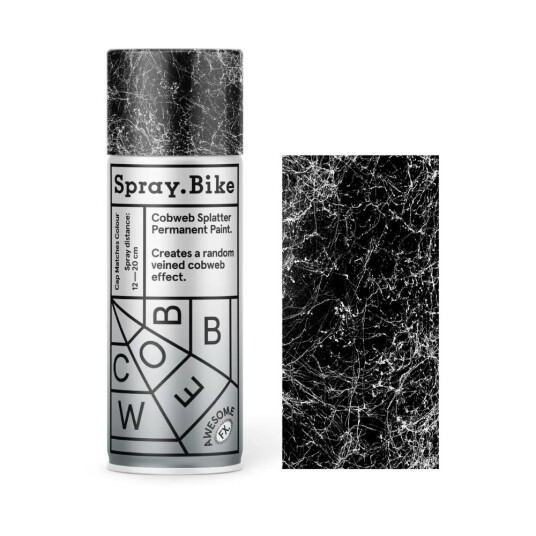 Spray.Bike spraymaling 400 ml Awesome FX Cobweb hvit