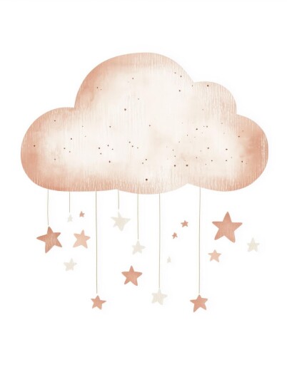 Namly Design Plakat Sky og Stjerner POSTERO7MZBU