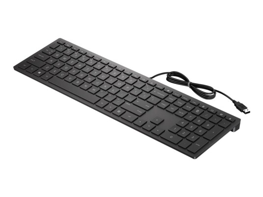 HP Pavilion 300 USB Tysk Tastatur i Kullsort for Kontorbruk HP Pavilion 300 USB Tysk Tastatur i Kullsort for Kontorbruk