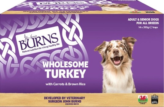 Burns Våtfôr Våtfôr For Hunder Kalkun 16 X 395 G