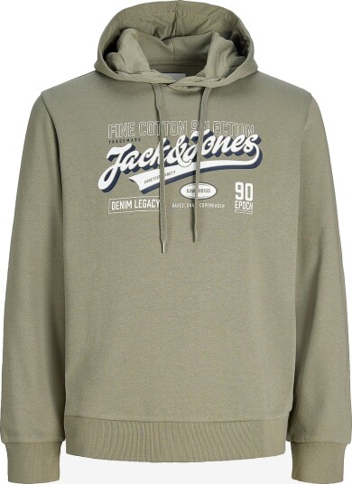 Jack & Jones Hettegenser Jjelogo Sweat Hood 2 Col Aw26 Sn 2 pack Grå