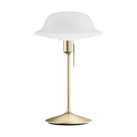 Umage Butler bordlampe Hvit Børstet messing