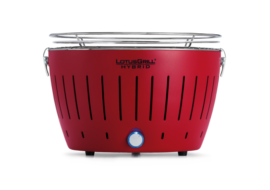 LotusGrill Classic-hybrid røykfri gass+kull red LotusGrill Classic-hybrid røykfri gass+kull red
