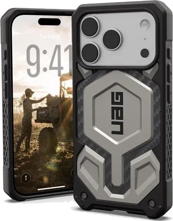 UAG Monarch Pro Deksel til iPhone 17 Pro - Titan - Mobildeksel