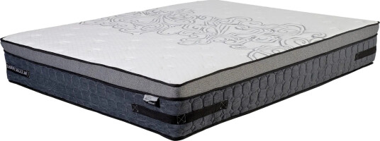 Fjermadrass HARMONY DELUX 160x200xH30cm - Grå/Hvit