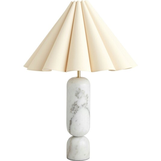 Lauren Bordlampe Hvit / Naturlig