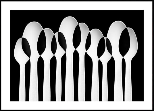 Spoons Abstract: Forest Plakat / 21x30cm Spoons Abstract: Forest Plakat / 21x30cm