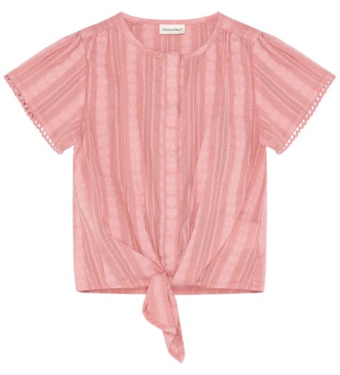 Minymo T skjorte   Hullmønster   Rosett   Minymo   9 år 134   T skjorte   Rosa