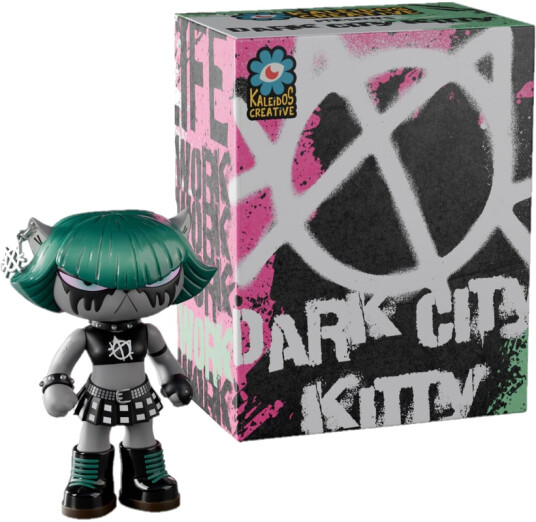 Kaleidos Dark City Kitty! Art Vinyl Figure Kaleidos Dark City Kitty! Art Vinyl Figure