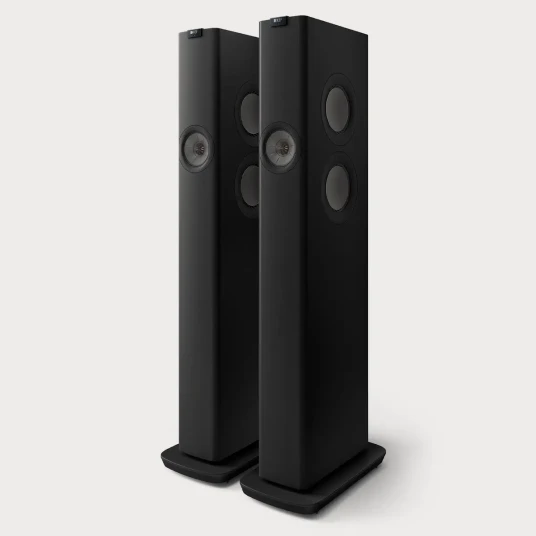 KEF LS60 Wireless + KEF Mu7 Karbon Sort KEF LS60 Wireless + KEF Mu7 Karbon Sort