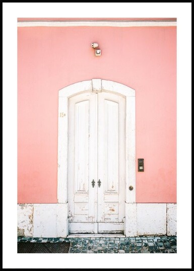 The white door Lisbon Plakat Plakat / 100x150cm