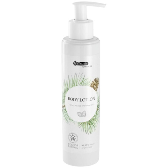 V-Touch Bodylotion Alpine Pure i pumpedispenser; 240 ml; Hvit; 6 Stykk / Forpakning