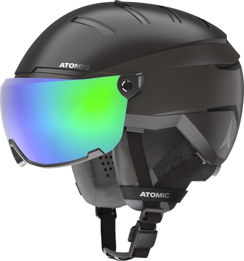 Atomic Savor GT Amid Visor HD Skihjelm med Visir Black 51-55cm Atomic Savor GT Amid Visor HD Skihjelm med Visir Black 51-55cm