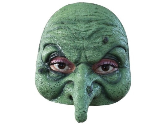Partychimp Grøn Heks Maske Partychimp Grøn Heks Maske