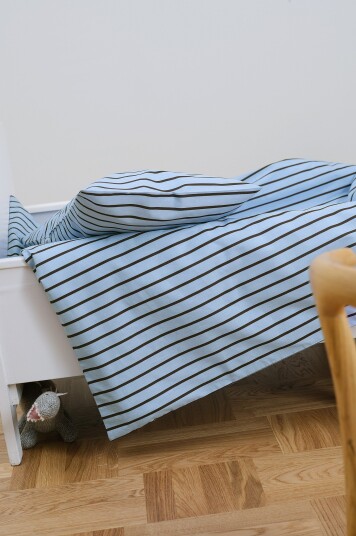 Jotex Mini Sengesett Krybbe Økologisk Blå/Brun