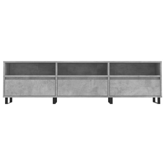 vidaXL TV-benk betonggrå 150x30x44,5 cm konstruert tre 8720845875312 vidaXL TV-benk betonggrå 150x30x44,5 cm konstruert tre 8720845875312
