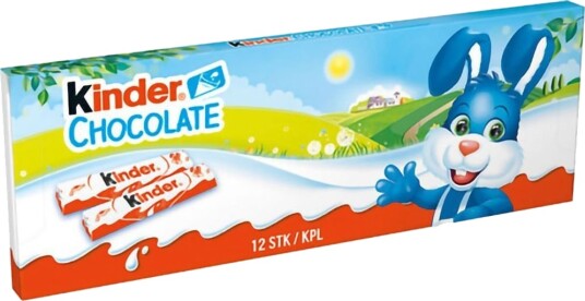 12 pk Kinder Sjokolader 150 gram 12 pk Kinder Sjokolader 150 gram