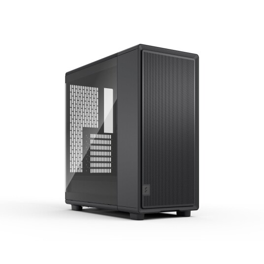 Fractal Design Epoch Midi Tower PC-kabinett med 3 Momentum 12 vifter - Sort