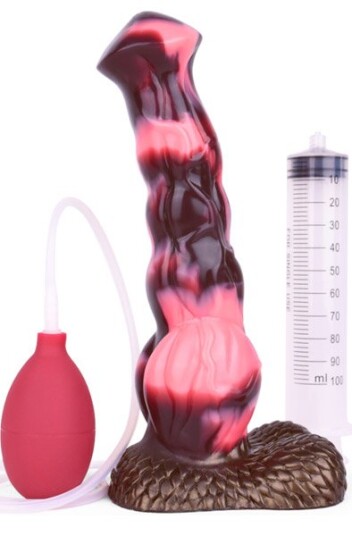 Pink Alien Fenrir Ejaculating Dildo 23,8 cm