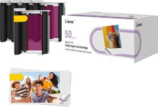 Liene Fotopapir og Blekkpatroner 50 Ark 2x3" Kontorutstyr Liene Fotopapir og Blekkpatroner 50 Ark 2x3" Kontorutstyr