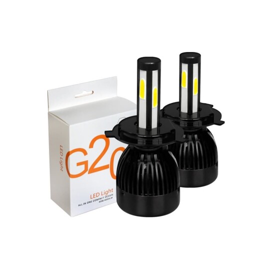 G20 LED-lyskasterlamper H1 Komplett sett