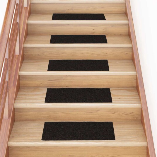  Trappematter selvklebende 30 stk mørkebrun 60x25 cm rektangulær 8721288458292