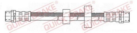 Bremseslange QUICK BRAKE 22.406 Bremseslange QUICK BRAKE 22.406