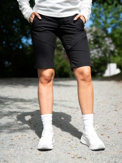 Twentyfour Flåm 2.0 Light Softshell Lang Shorts Sort 50
