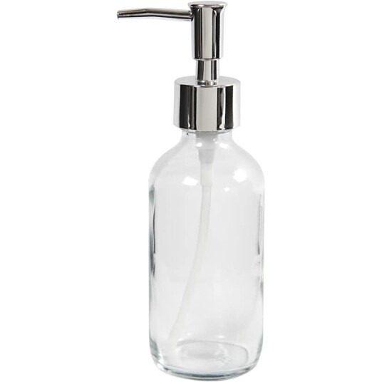 Såpedispenser Creativ Company Klar 19,3x6,3 230 ml 1 stk Såpedispenser Creativ Company Klar 19,3x6,3 230 ml 1 stk