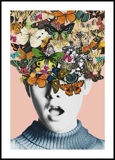 Twiggy surprise Poster Plakat / 30x40cm
