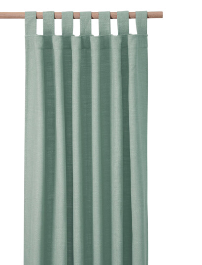 compliments Ivalo Curtain 140X230 Cm W/Loops - Green - 140X230CM W/LOOPS