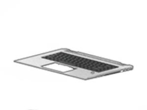 HP SPS-TOP COVER W/KB CP BL NR