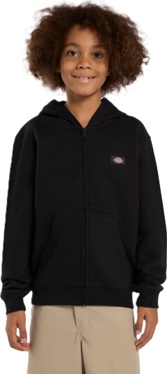 Dickies Kid's Youth Oakport Full Zip Hoodie Black S