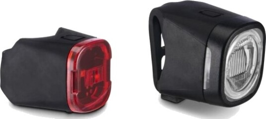 Hama 00185837, Frontlys + Baklys (Sett), Svart, Rød, Plast, Ipx4, Stvzo, Led