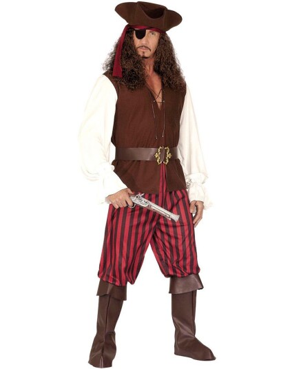 Havets Piratkonge Komplett Kostyme Strl XL Havets Piratkonge Komplett Kostyme Strl XL