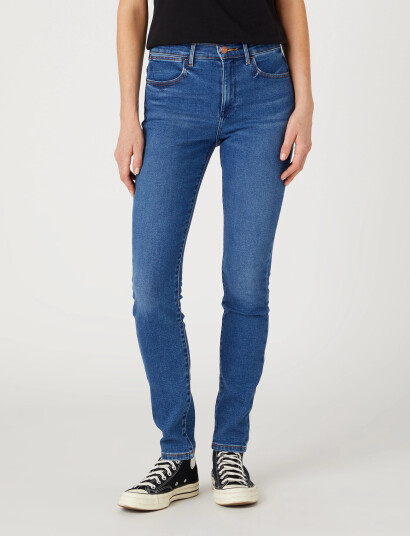 Wrangler High Rise Skinny - Blue - 24 x 32 Wrangler High Rise Skinny - Blue - 24 x 32