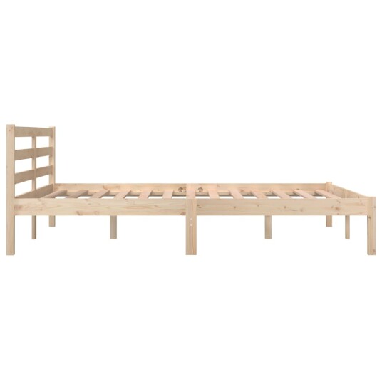 vidaXL Sengeramme heltre furu 135x190 cm 4FT6 Double