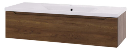 Linn Bad Emma D45 Servantskap med 1 Skuff Mørk eik / 120cm