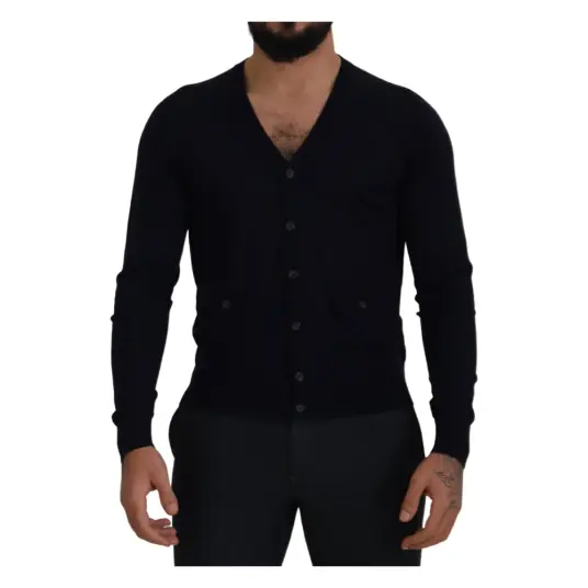 Dolce & Gabbana Herre Strikkevarer Blå S,