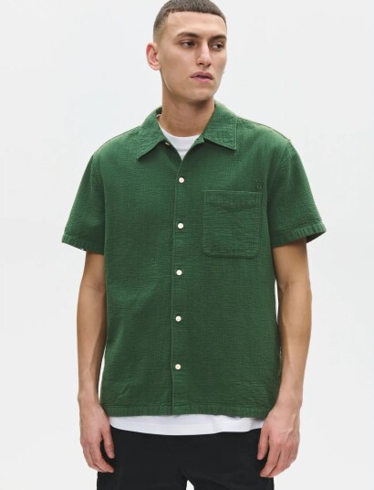 WOOD WOOD Wwadrian Ss Shirt 25426 Green XL WOOD WOOD Wwadrian Ss Shirt 25426 Green XL