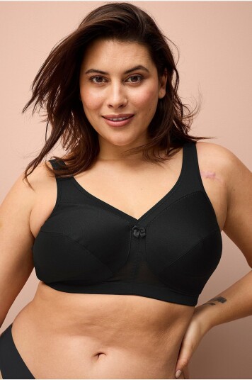 Glamorise - MagicLift Active Support-bh - Svart